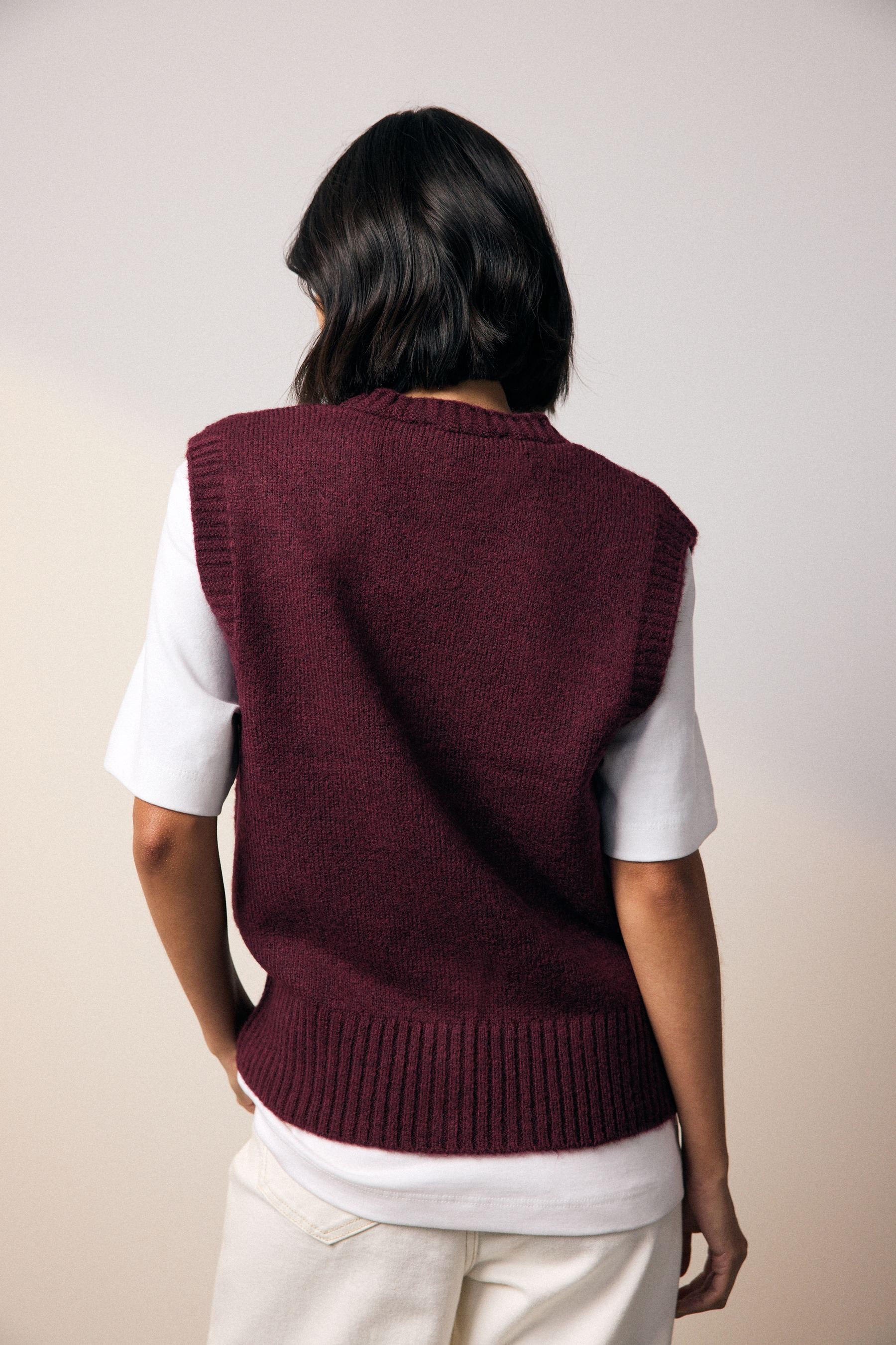 Next Strickweste Tanktop aus Strick mit günstig online kaufen