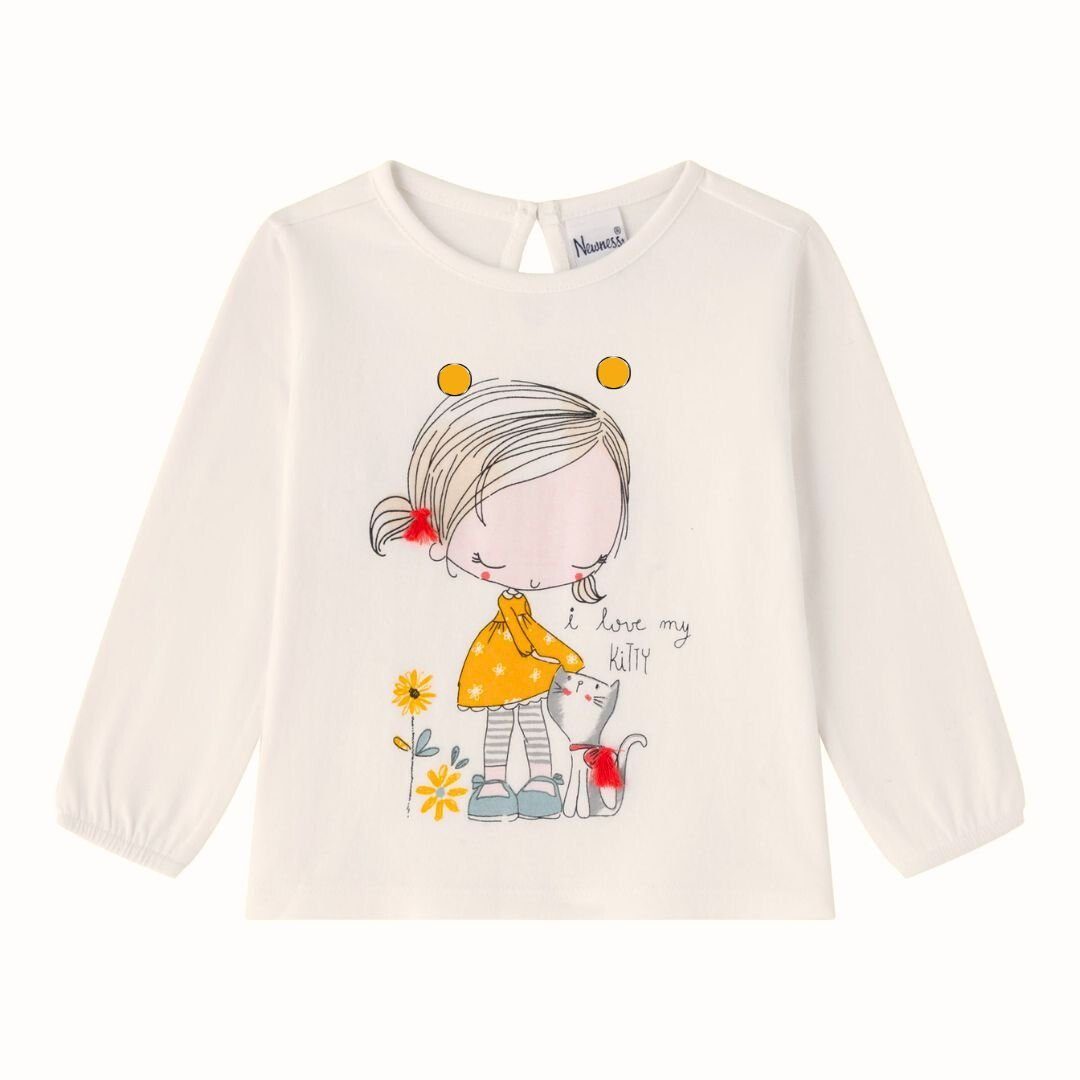 suebidou Langarmshirt Süßes Longsleeve für Babygirls mit niedlichem Print