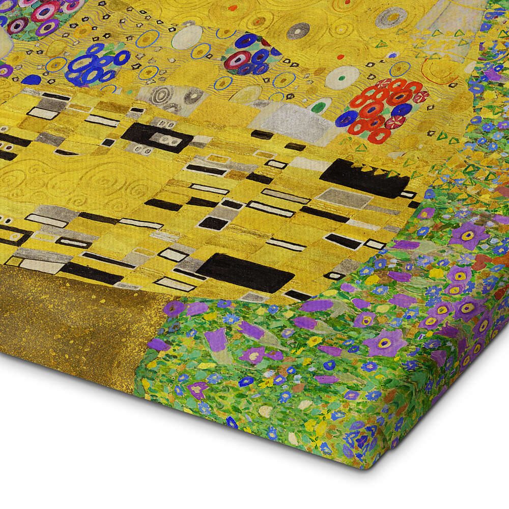 Posterlounge Wandbild Der Kuss (Detail), Gustav Klimt, erhältlich als Poster, Leinwandbild, Wandsticker oder Acrylglasbild