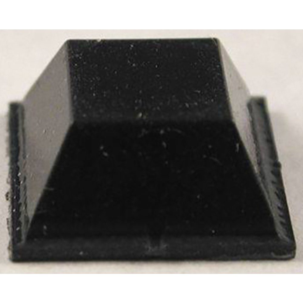 Hammond Electronics Vibrationsdämpfer Hammond Electronics 1421T3 Gerätefuß selbstklebend, rund Schwarz (x, (1421T3)