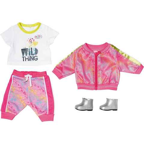 Zapf Creation® Puppenkleidung Zapf Creation 828335 - BABY born Deluxe Trendiges Pink Set 43 cm