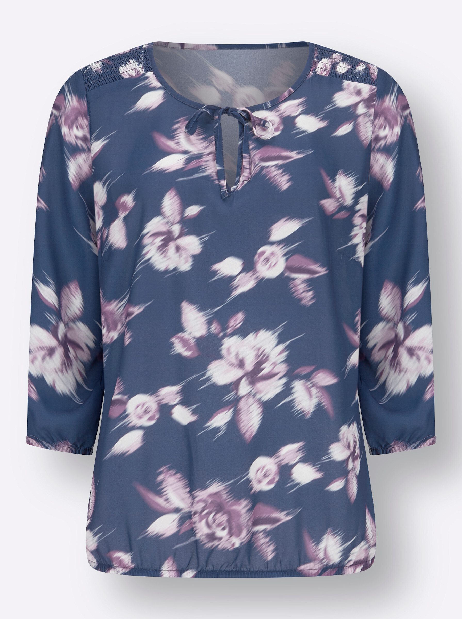Klassische Bluse Bluse 3/4-Arm