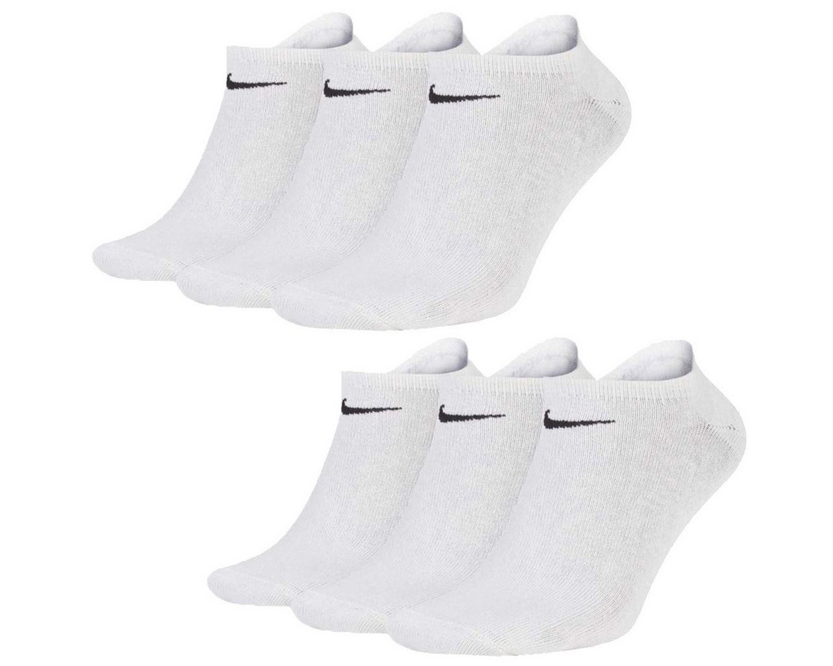 Nike Kurzsocken Cotton Lightweight No-Show 6P (Packung, 6-Paar, 6er-Pack)