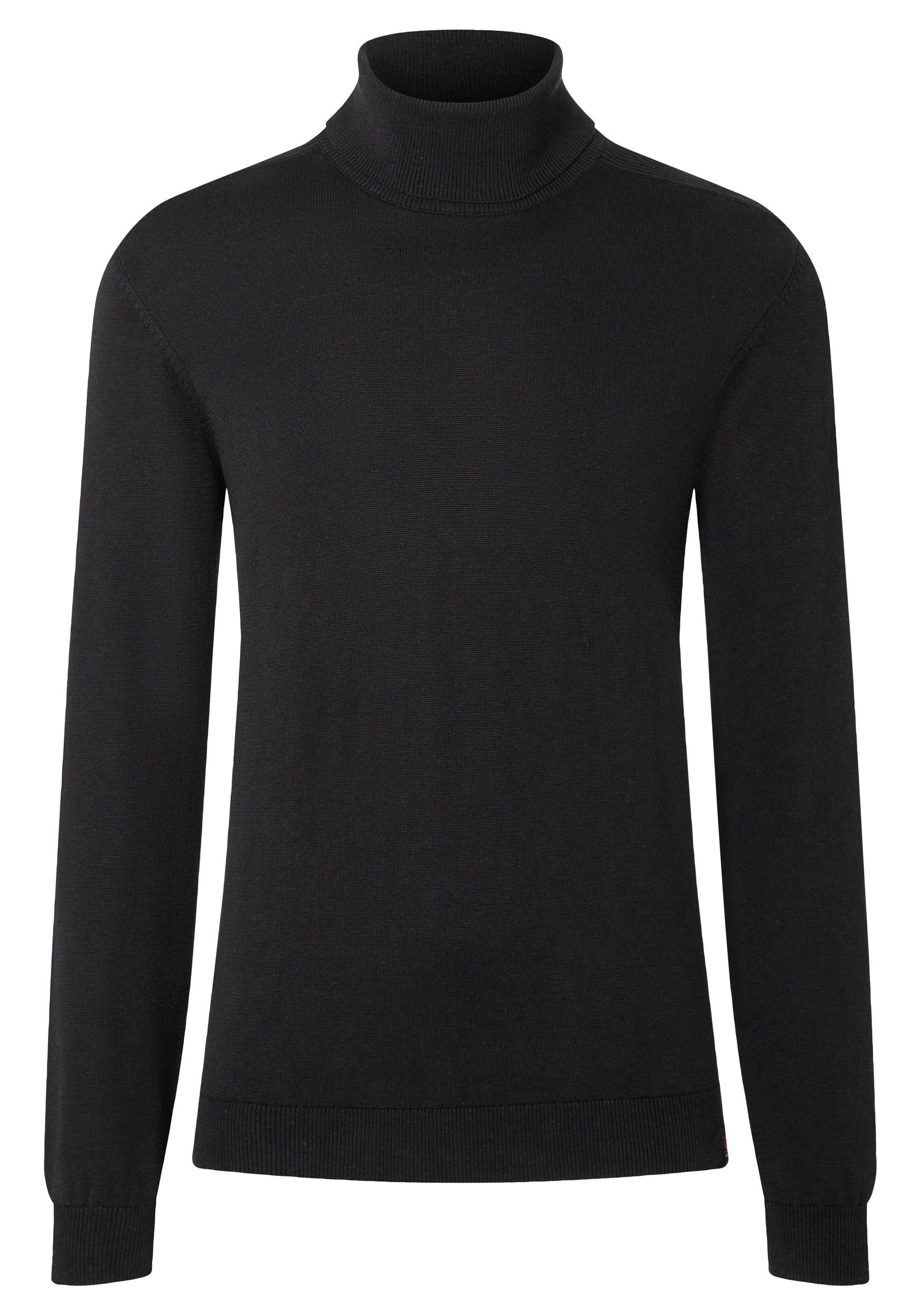 TIMEZONE Strickpullover Rollkragenpullover Rippstrick Ellenbogen-Patch Knit günstig online kaufen