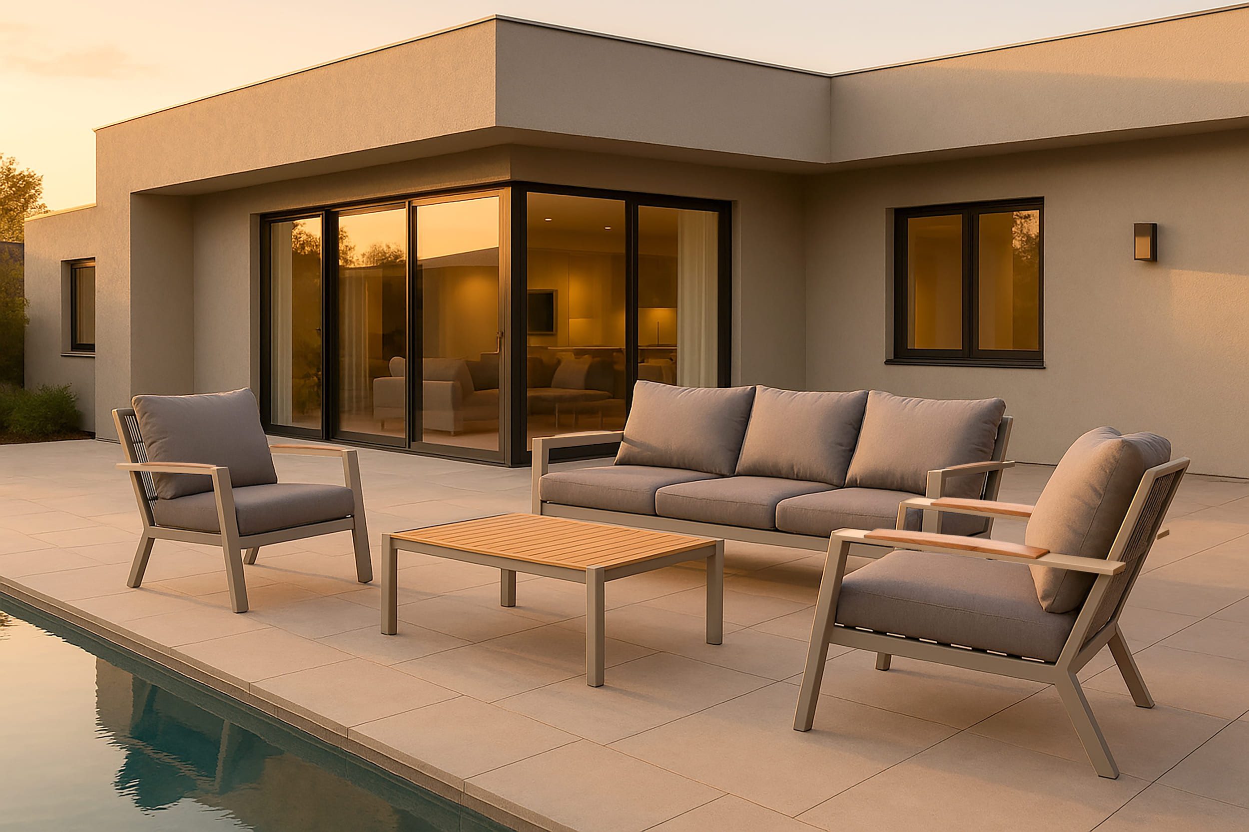 LC Garden Gartenlounge-Set »Lyona« Gartenlounge Set günstig online kaufen