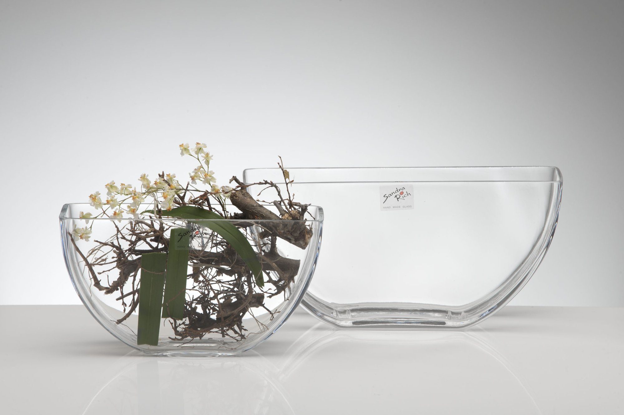 Sandra Rich Schale Glasschale HALFMOON von Sandra Rich, Glas