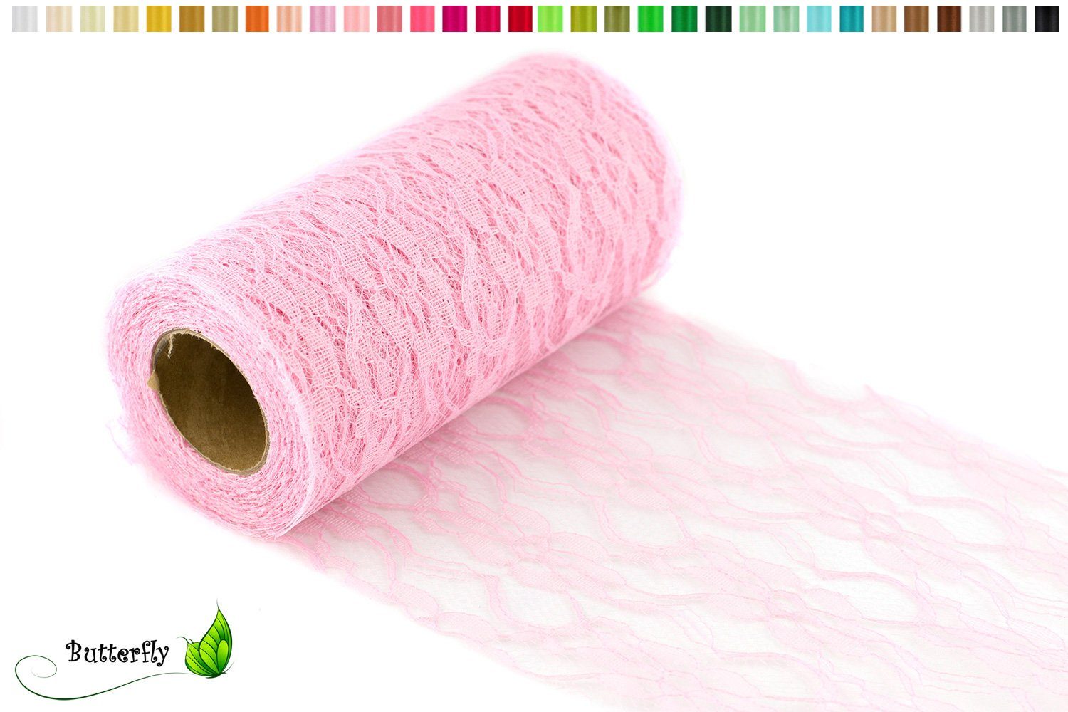 Creativery Stoff, 10m Spitzenstoff 30cm