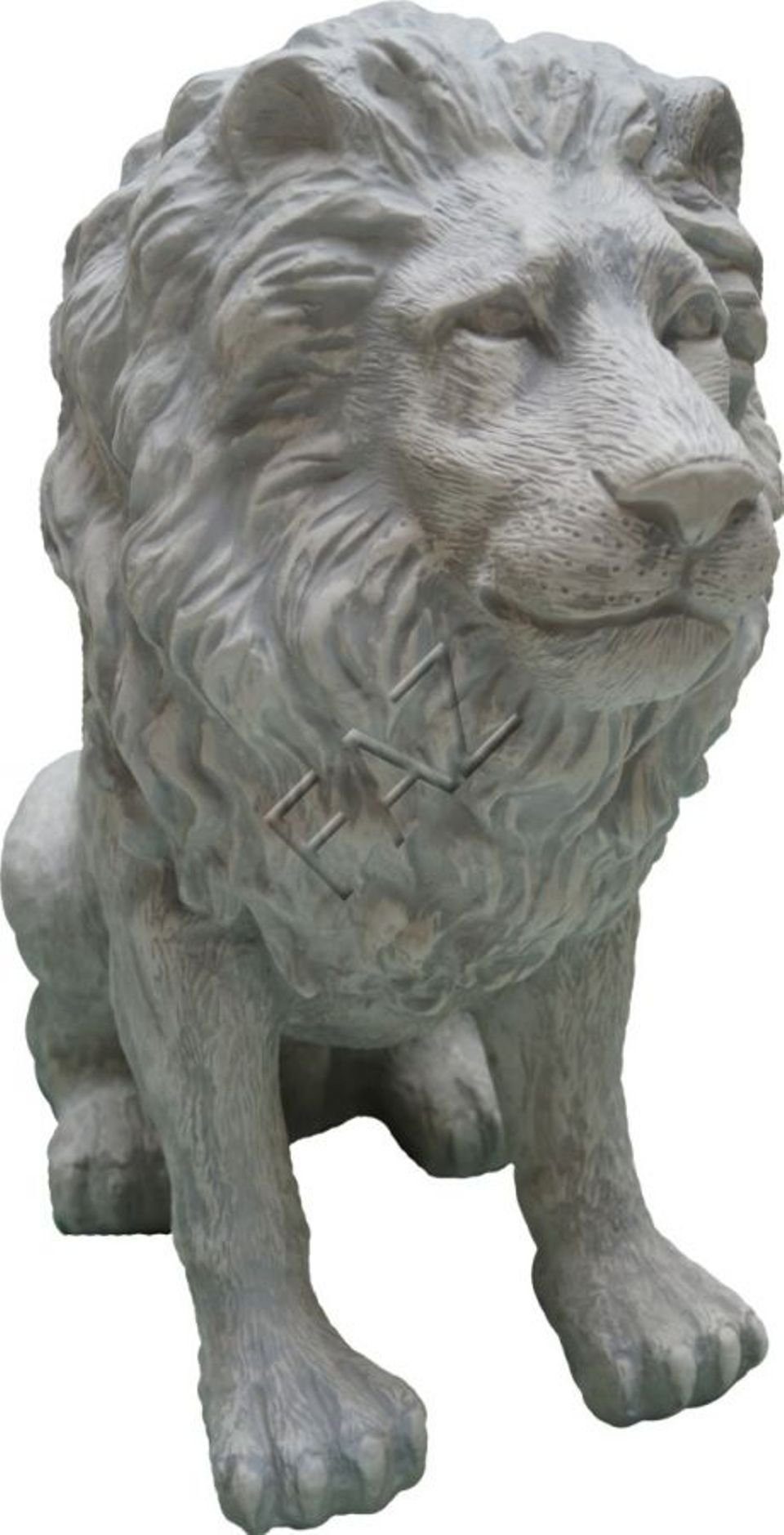 JVmoebel Dekofigur Design Löwe gross Figur Statue Skulptur Figuren