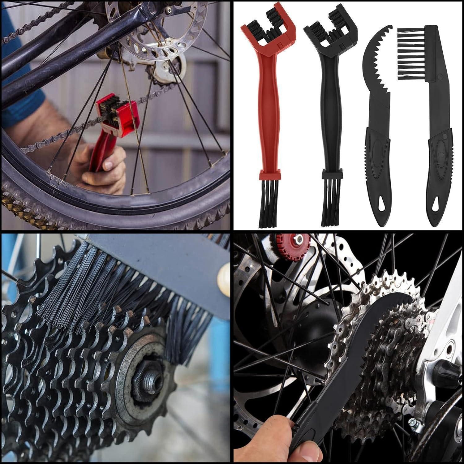 LuxusKollektion Fahrradketten Kettenbürste Fahrrad Motorrad Kettenreiniger MTB 4 Stück C-4 Stück