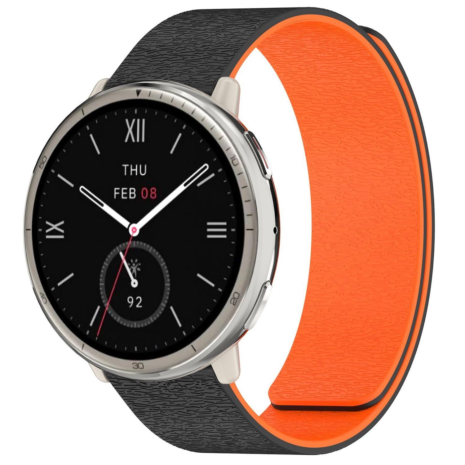 Wigento Smartwatch-Armband Für Amazfit Active 2 / Active 2 Square Silikon M günstig online kaufen