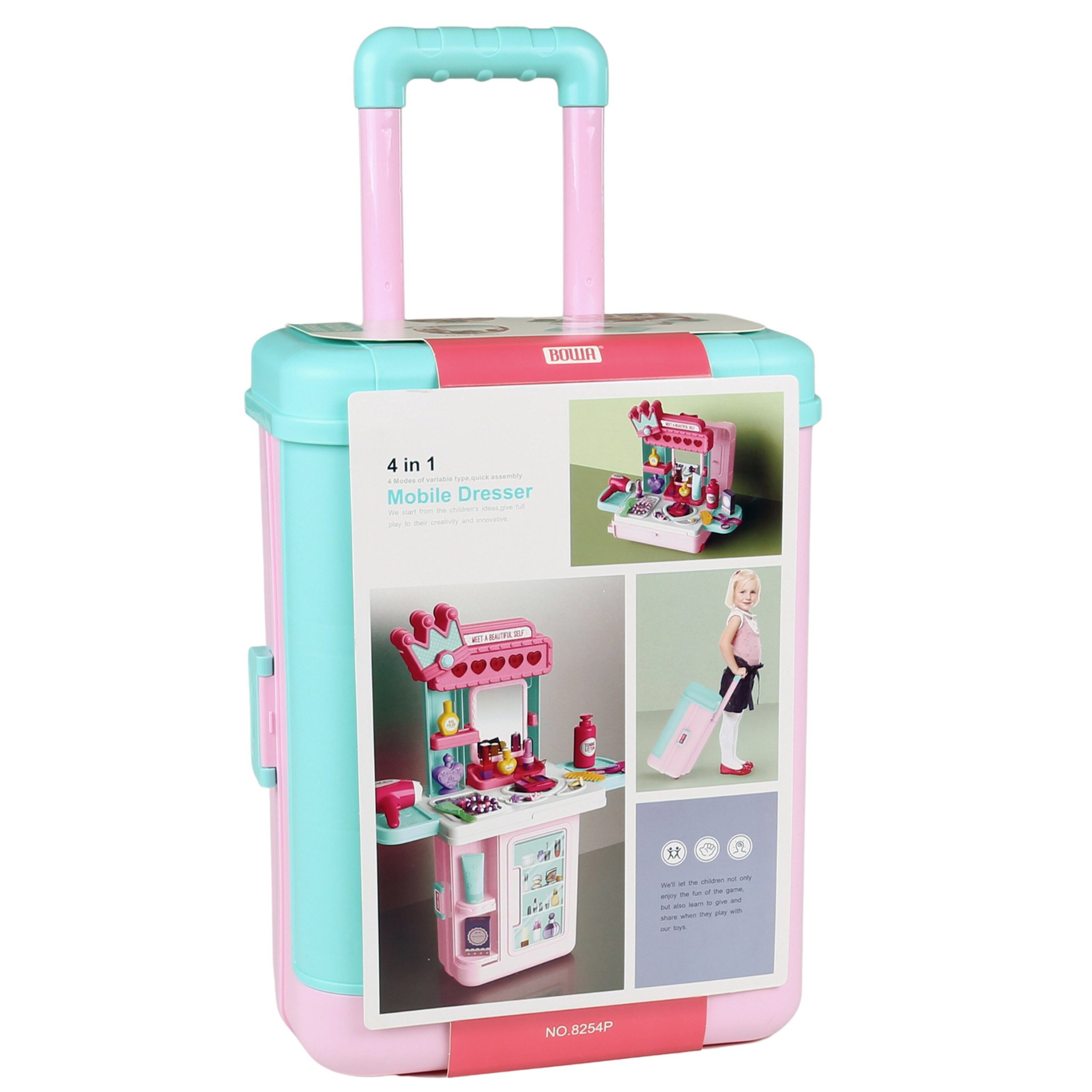 Spielwerkbank Toilettenkoffer Beauty Kit 4in1 3+ Mega Creative
