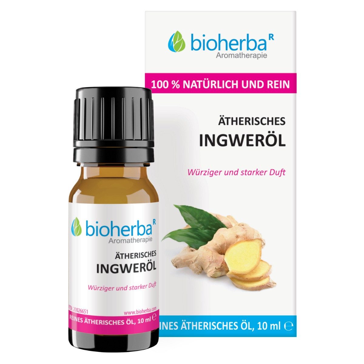 BIOHERBA R Pflege-Set Bioherba Ätherisches reines Ingweröl 10 ml, 1-tlg.