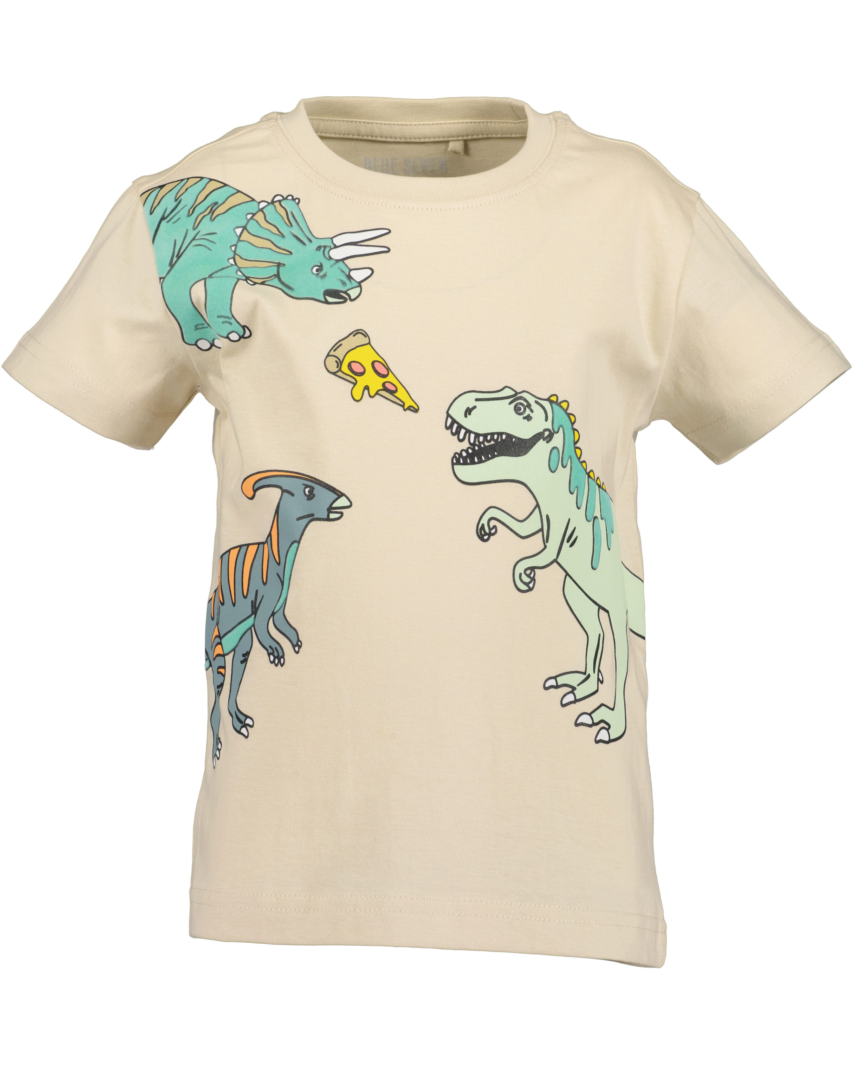 Blue Seven T-Shirt Basic-Passform, bedruckte Optik, Allover-Druck, aus reiner Baumwolle