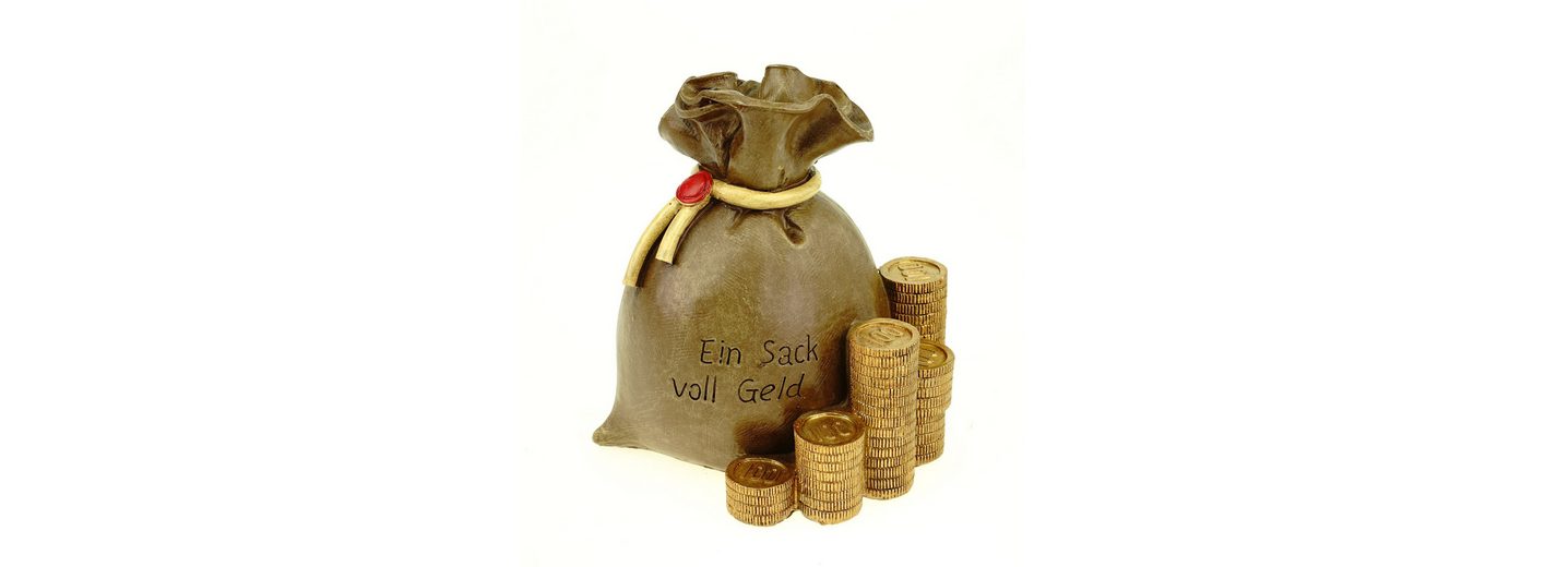 Udo Schmidt Bremen...das Original Spardose »Spardose Geldsack Ein Sack voller Geld 14 cm