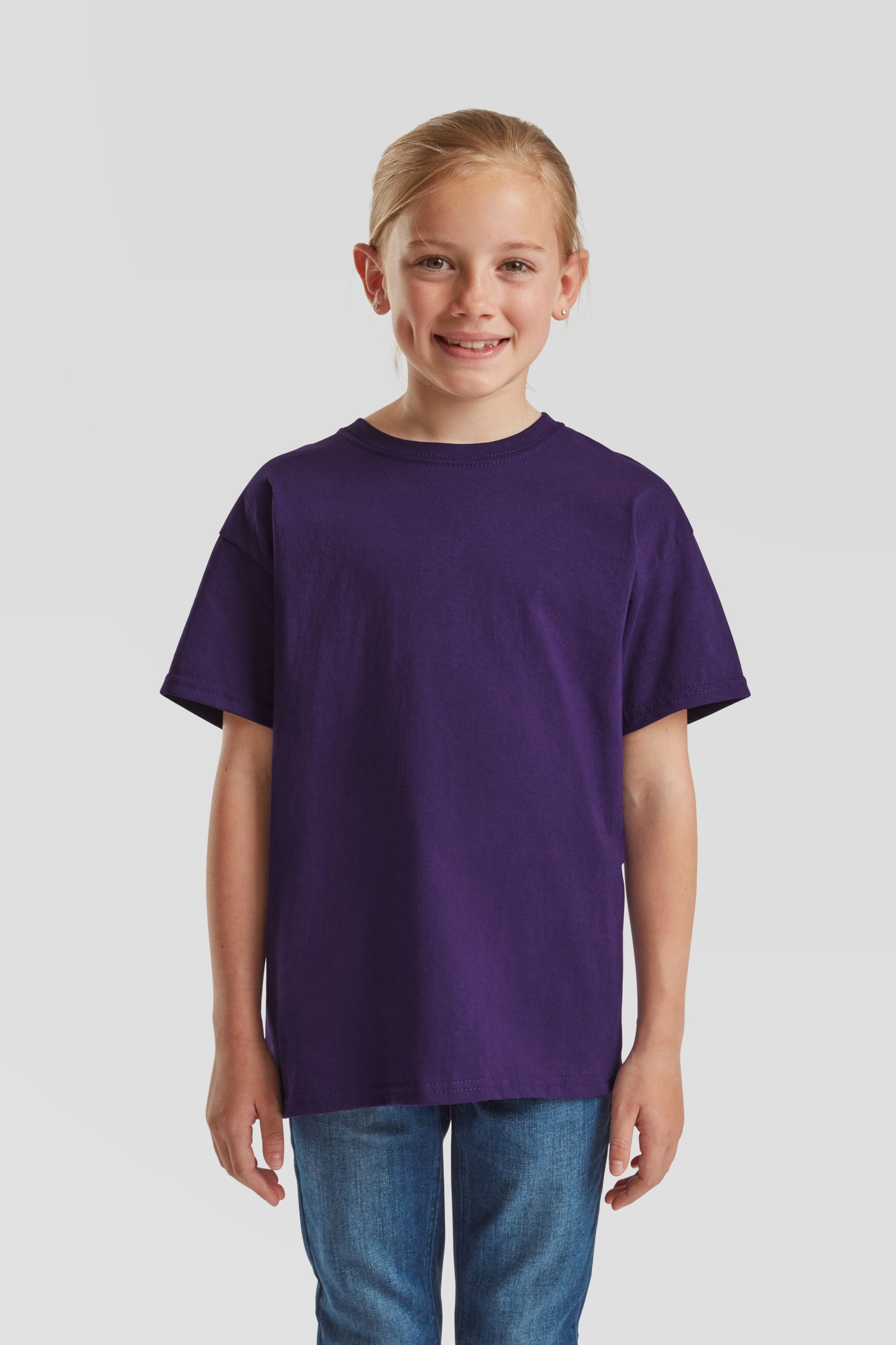 Fruit of the Loom Rundhalsshirt Fruit of the Loom Valueweight T Kids