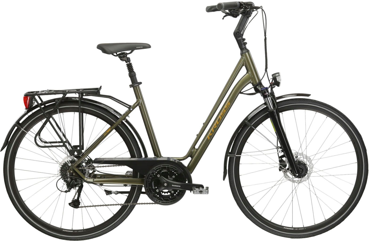 Kross Cityrad Sentio 4.0, 27 Gang Shimano ACERA T3000 Schaltwerk, Kettenschaltung