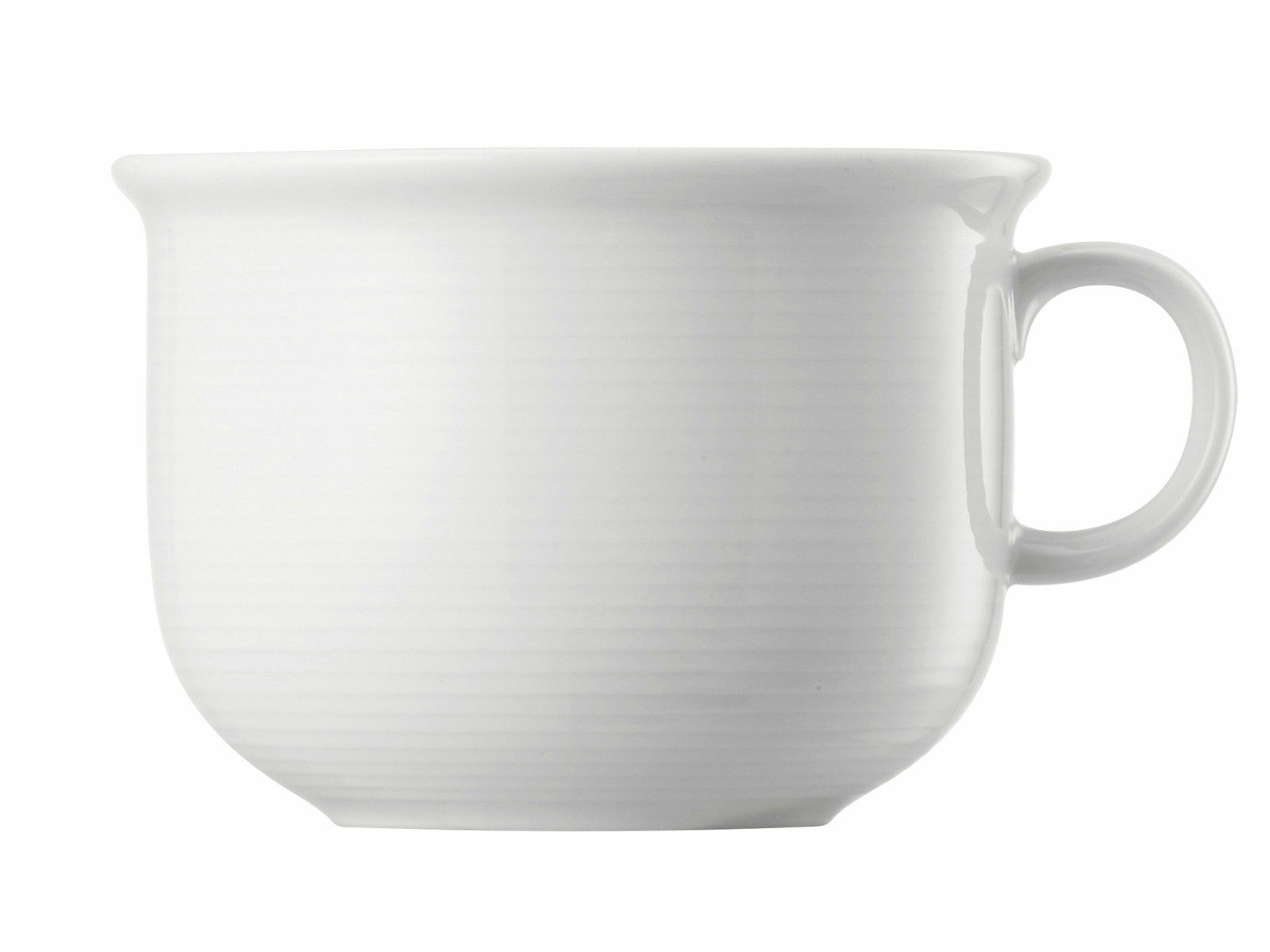 Thomas Porzellan Tasse Trend weiss Cappuccino-Obertasse 0,32 l, Porzellan