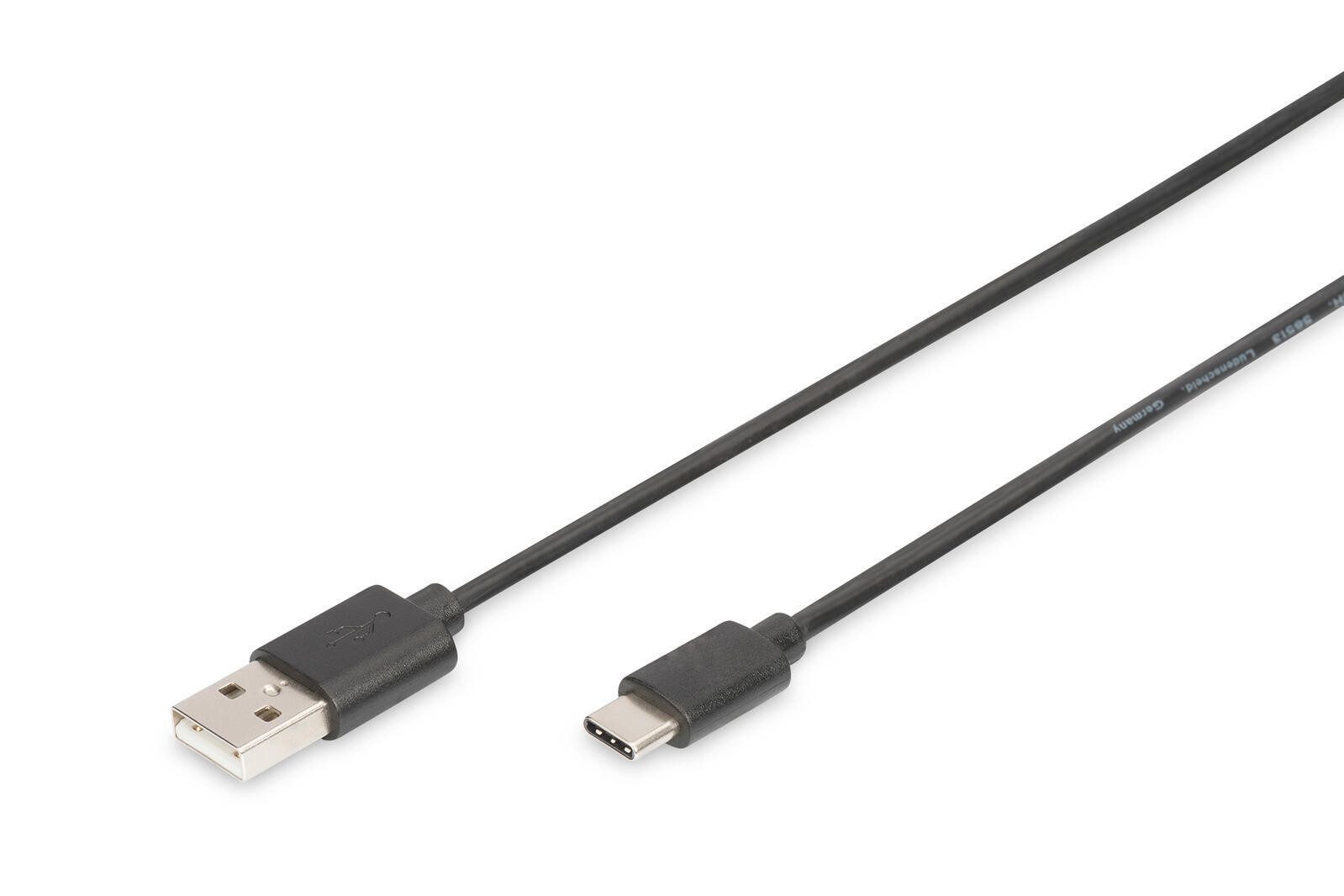 Digitus USB Type-C Anschlusskabel, Typ-C - A USB-Kabel