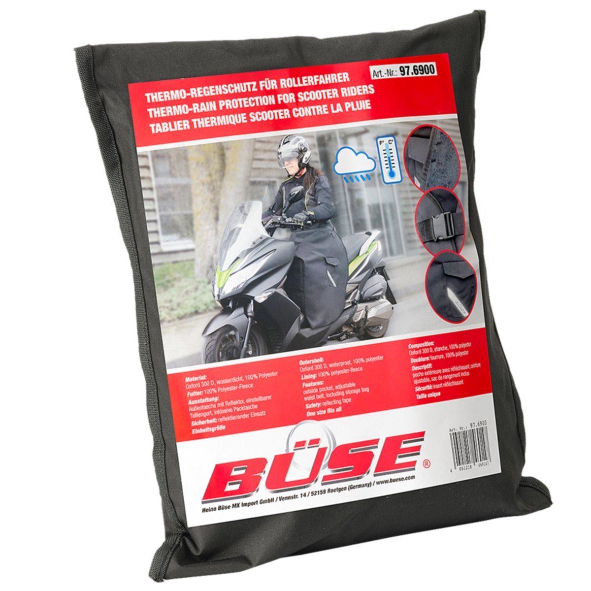 Büse Reisetasche Büse Thermo-Regenschutz für Rollerfahrer (Packung) günstig online kaufen