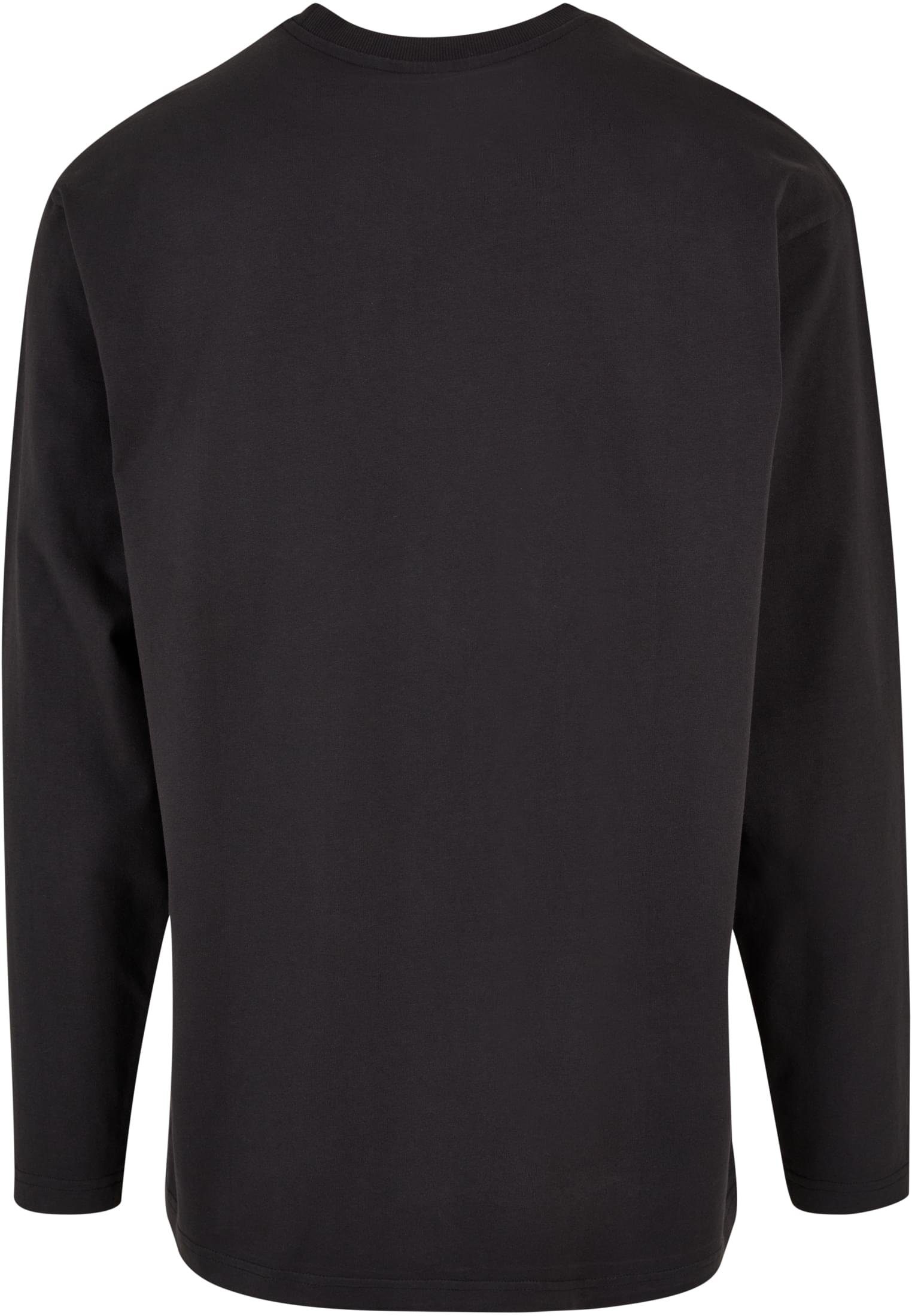 (1-tlg) URBAN T-Shirt black Herren CLASSICS Heavy Dye Garment Oversized Longsleeve