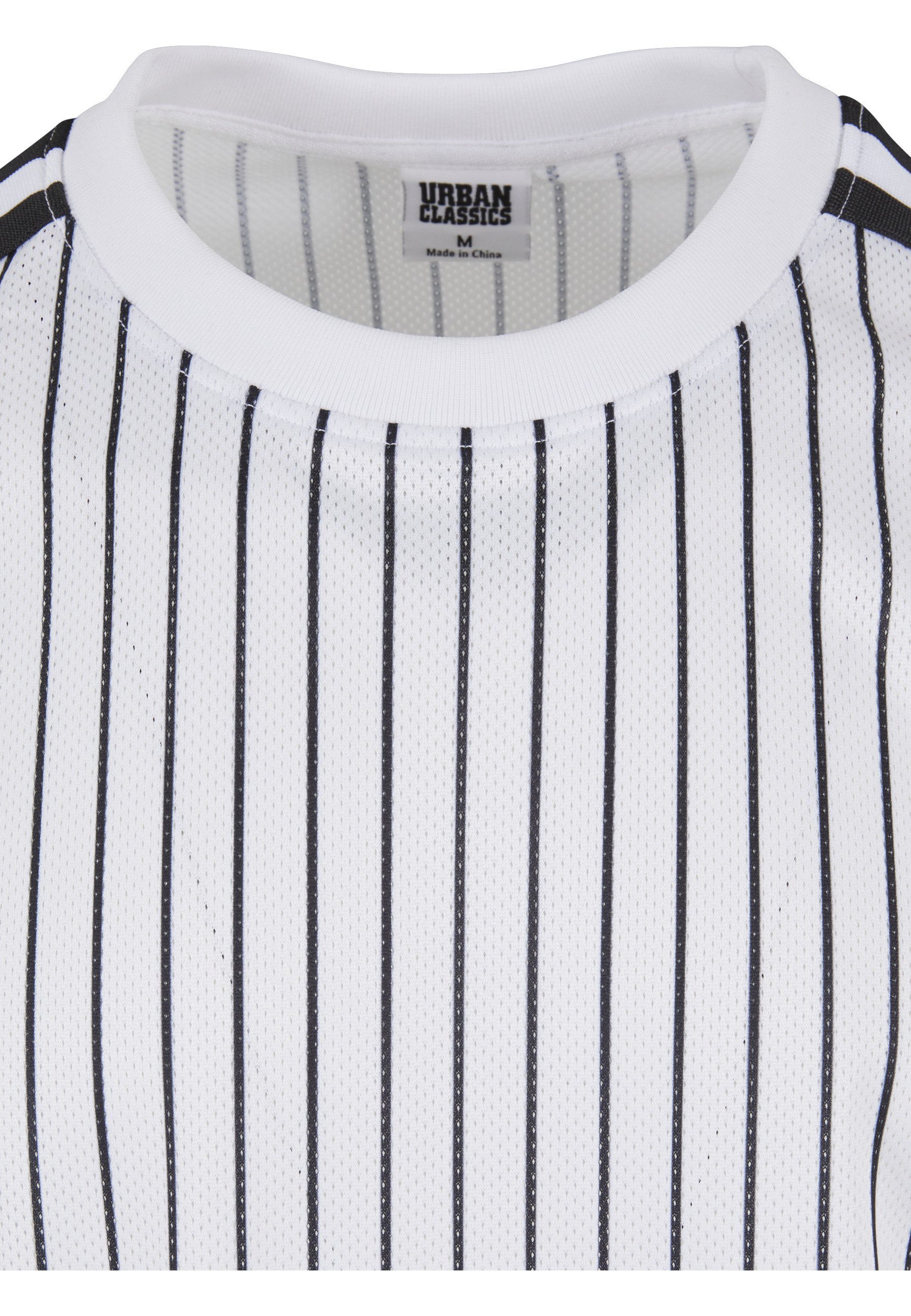 URBAN CLASSICS T-Shirt Urban Classics Herren Oversized Striped Mesh Tee (1-tlg)