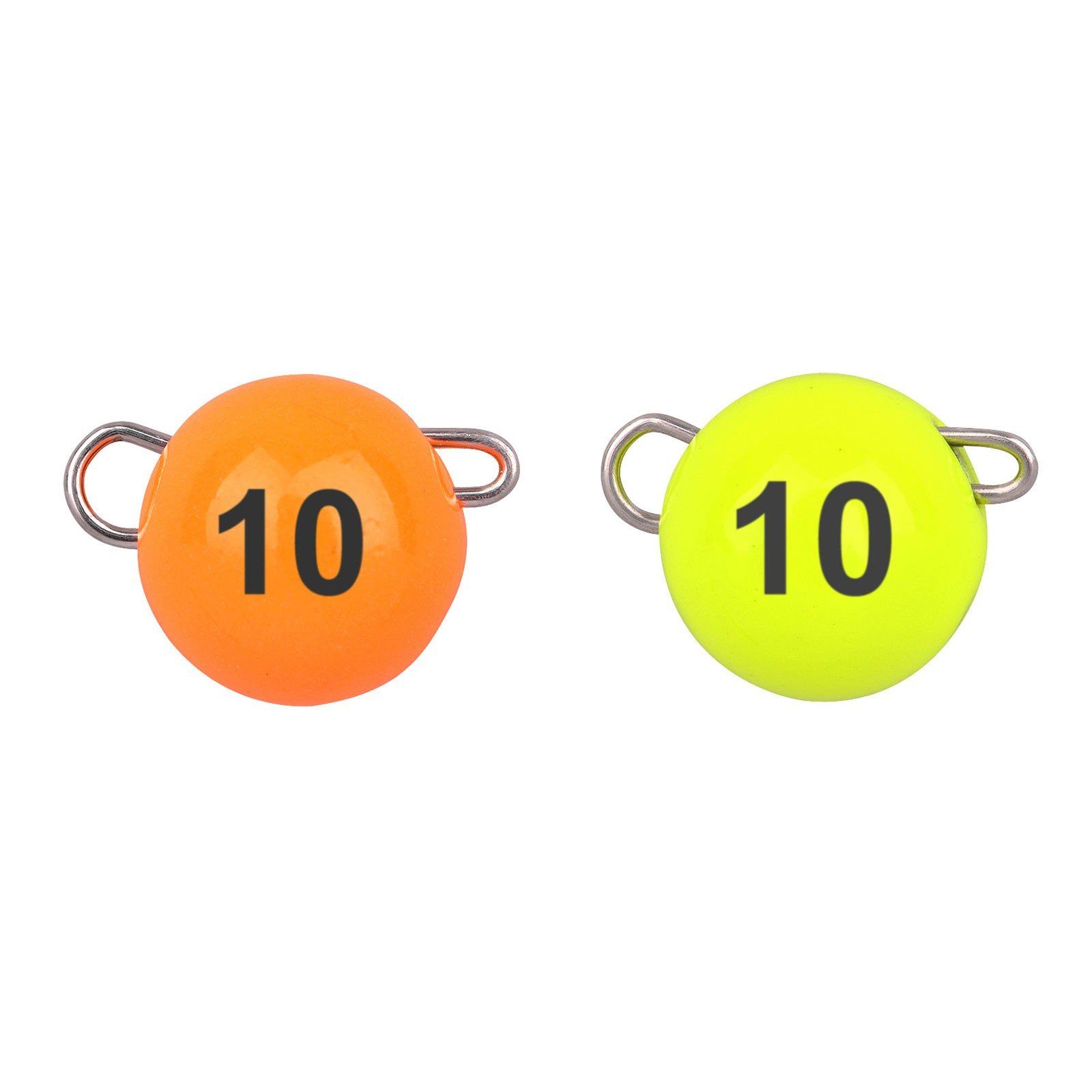 SPRO Jighaken, Spro Freestyle Tungsten Bottom Jig Glow 10g Orange/Chartreuse | Angelhaken