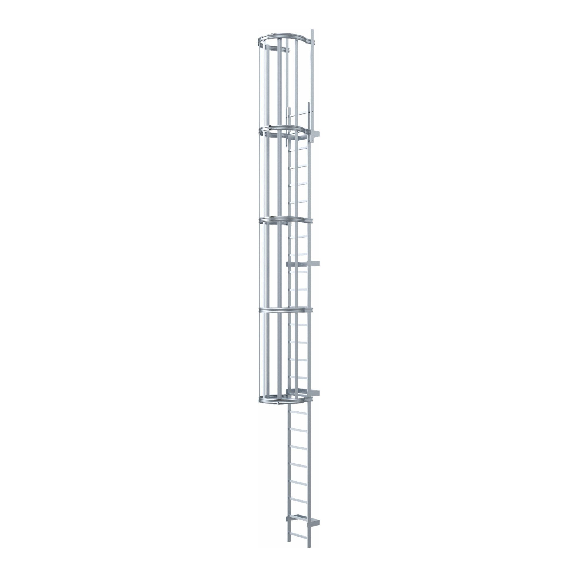 Zarges T-Gleiter ZARGES Steigleiter Edelstahl 7.40 m