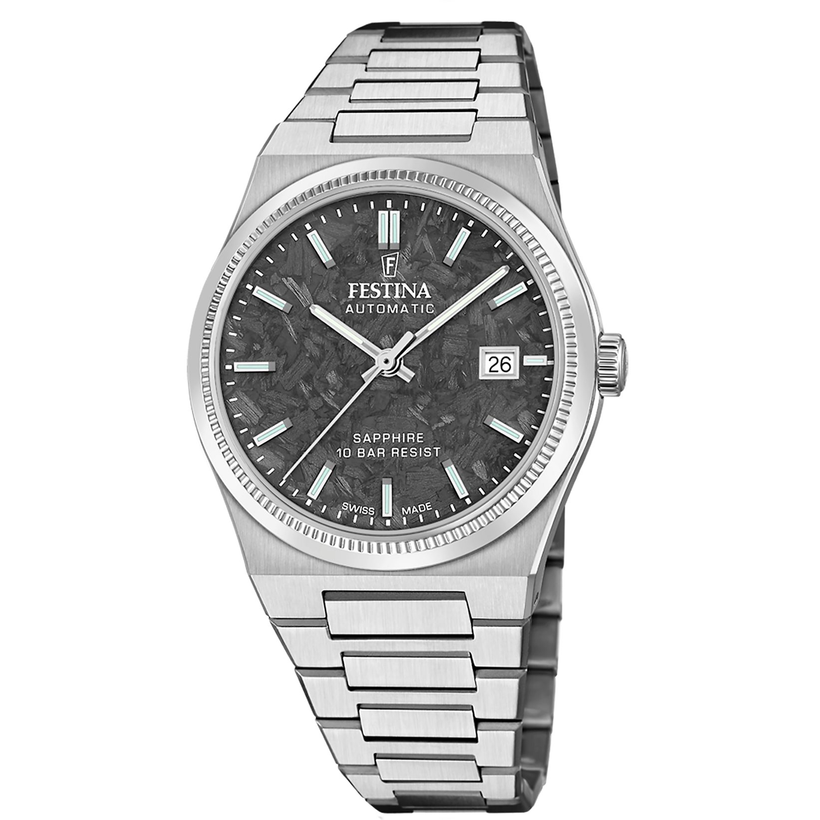 Festina Automatikuhr Automatic F20028_C, Armbanduhr, Damenuhr, Herrenuhr, Swiss Made, Mechanische Uhr