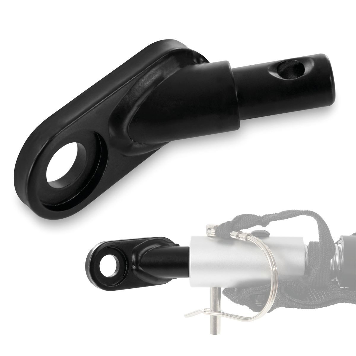 Hauck Fahrradkinderanhänger Dryk Duo, Zusatz- Fahrradkupplung Zweit-Kupplung für Dryk Duo Fahrradanhänger