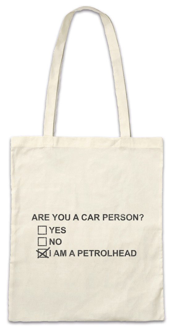 Beuteltasche Are You A Car Person Stofftasche Race Racing Car Auto Driver Racer