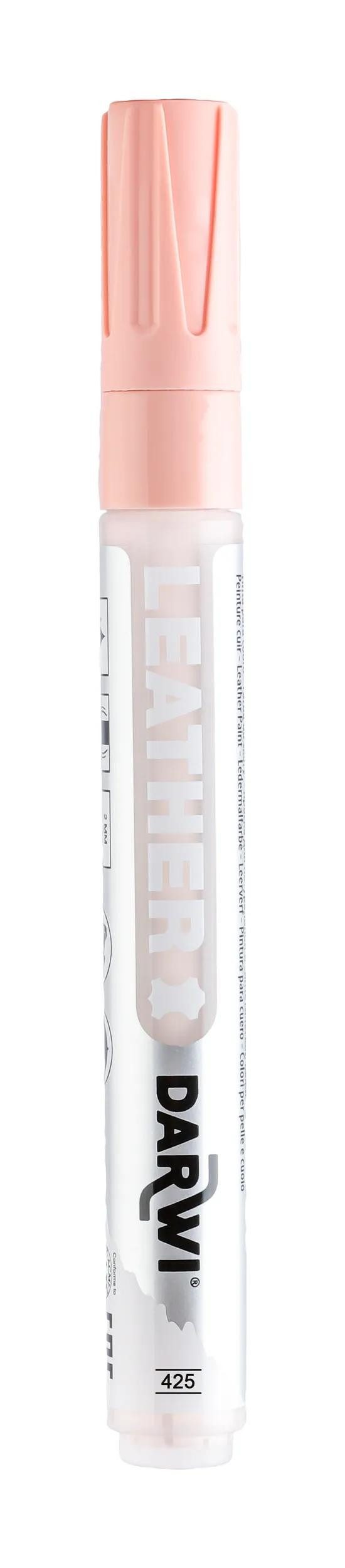 Darwi Marker 6x Ledermarker, Spitze 2mm, Inhalt 6ml DA0420013425C, DARWI