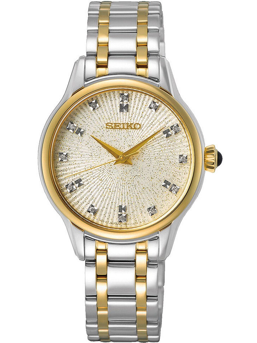 Quarzuhr Seiko SRZ550P1 Conceptual Series Diamond Damenuhr 30mm 5ATM Seiko SRZ550P1 Conceptual Series Diamond Damenuhr 30mm 5ATM