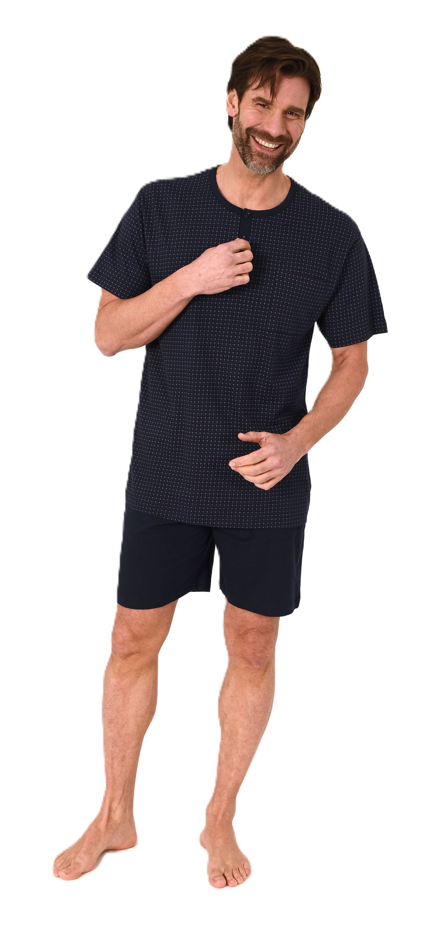 Normann Pyjama Normann Herren Schlafanzug kurzarm günstig online kaufen