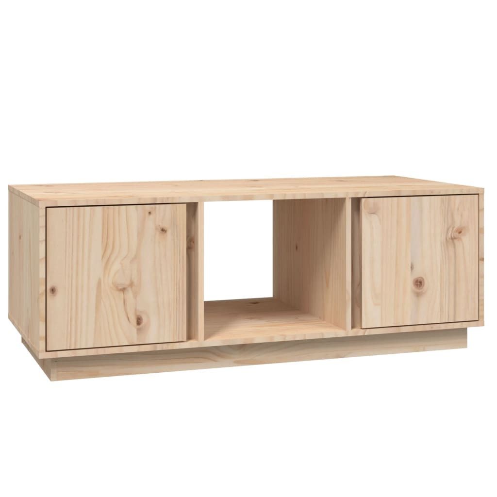 Couchtisch Couchtisch 110x50x40 cm Massivholz Kiefer