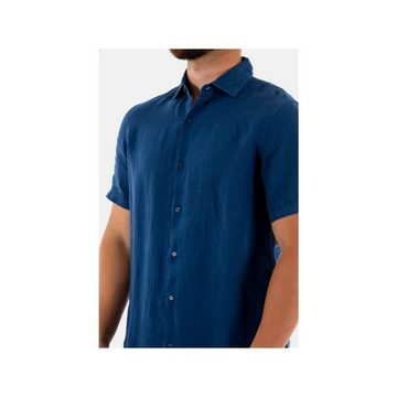 Superdry Kurzarmhemd dunkel-blau (1-tlg., keine Angabe)