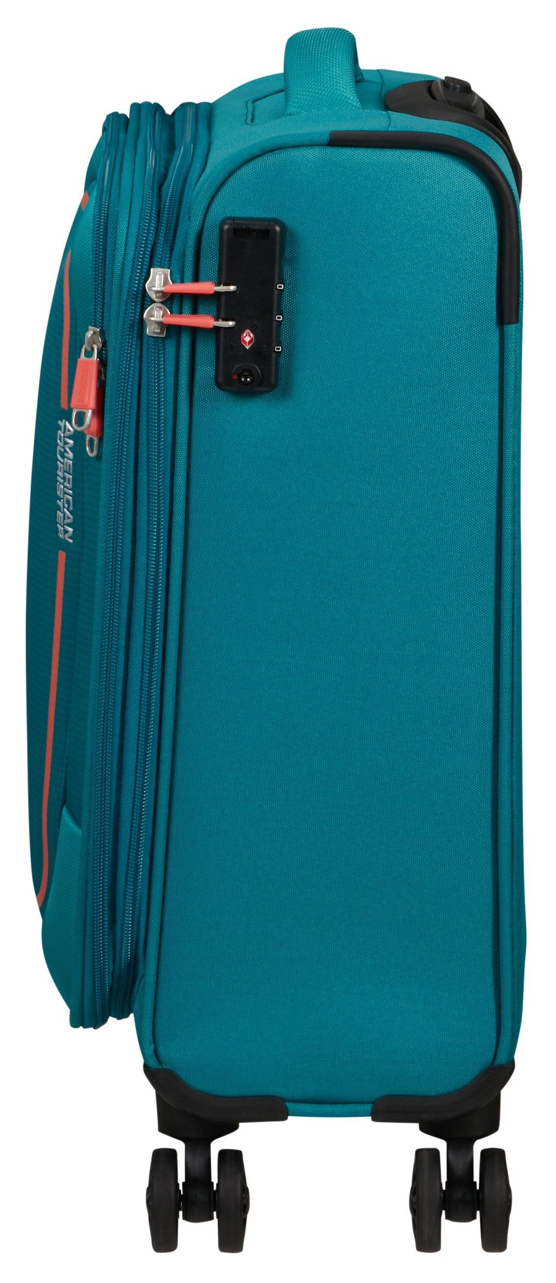 Spinner 4 PULSONIC Koffer stone American Rollen 55, teal Tourister®