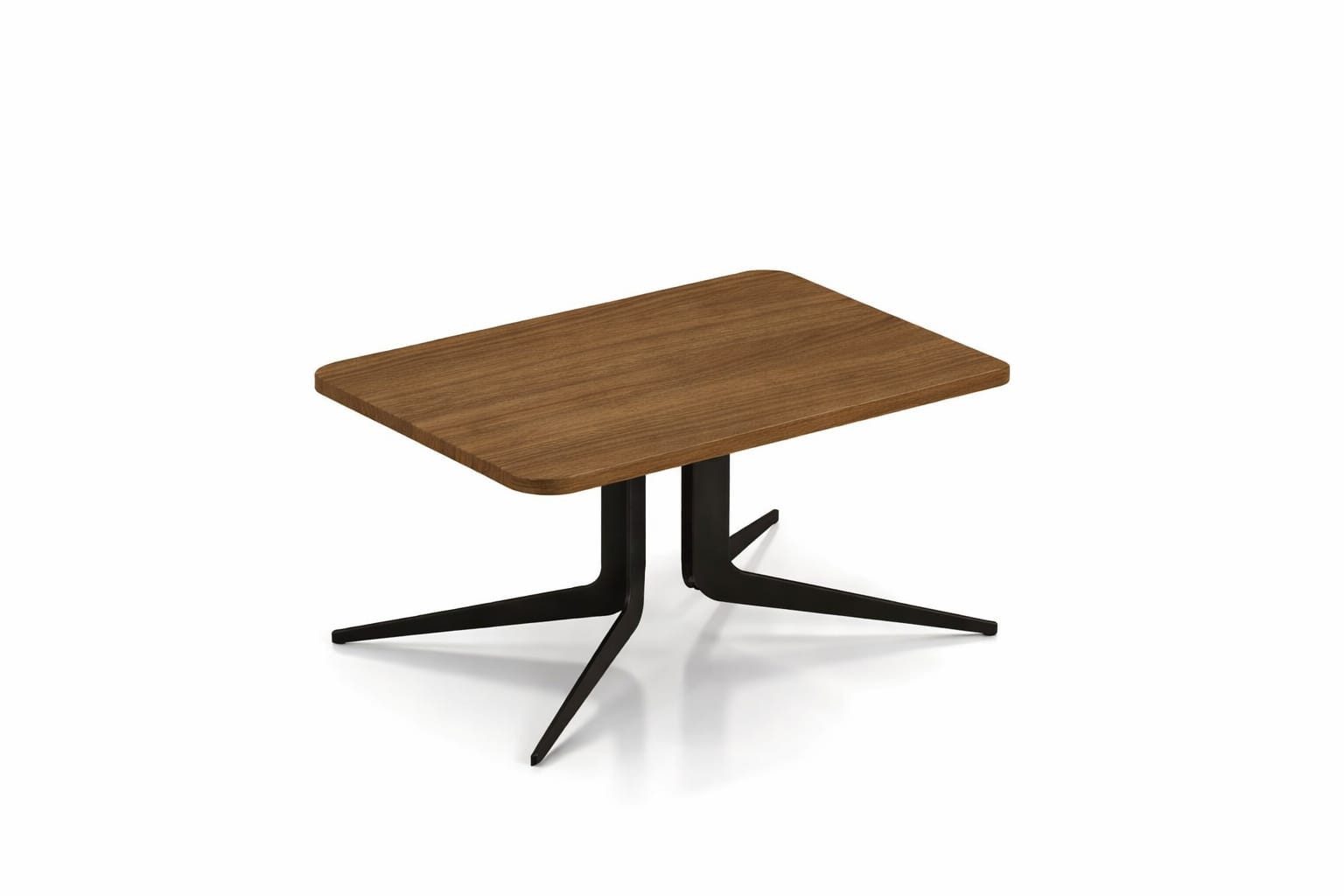 JVmoebel Couchtisch Moderner Design Couchtisch Braun Schwarz Metall Gestell Modern, Made in Europa