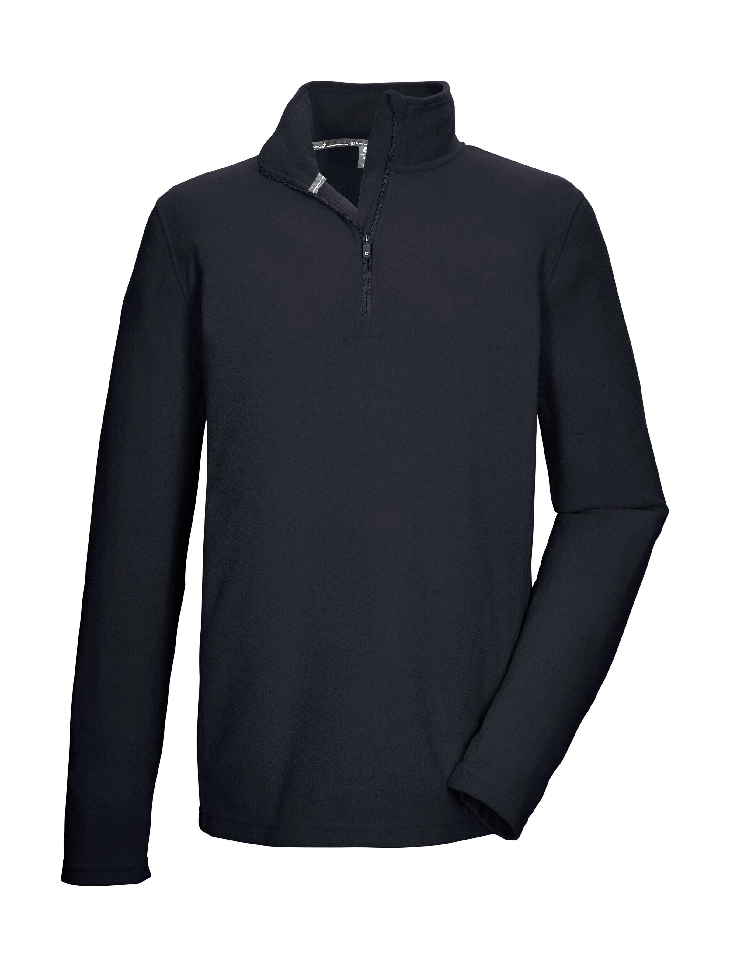 Killtec Fleeceshirt KSW 100 MN FLC SHRT Fleeceshirt mit Stehkragen, warm, Reißverschluss, Kinnschutz