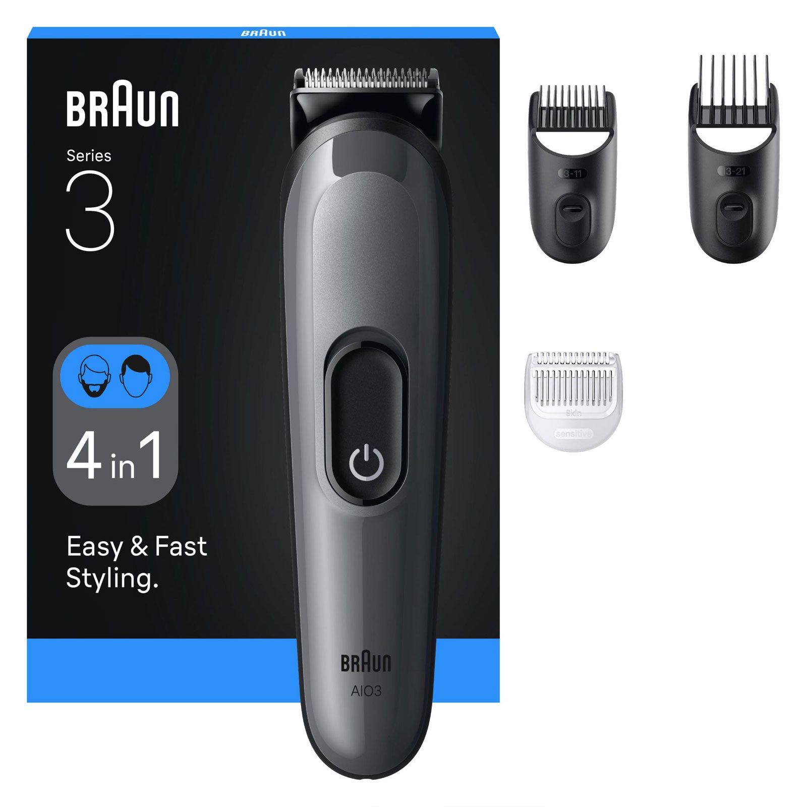 Braun Elektrorasierer All-in-One Series 3 4-in-1