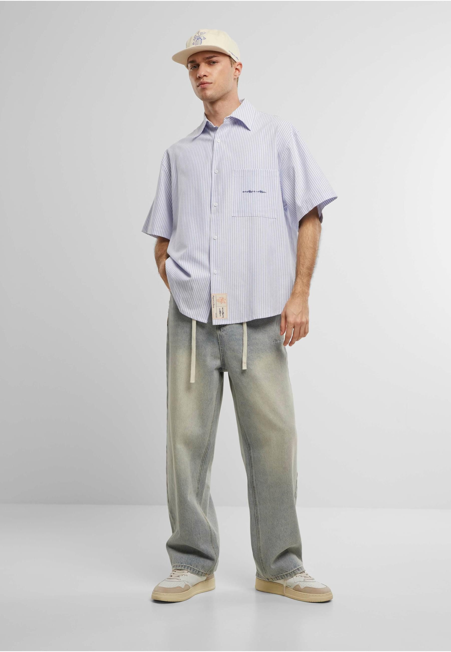 Another Cotton Lab Langarmhemd Another Cotton Lab Oversized Short Sleeve Shirt (1-tlg)