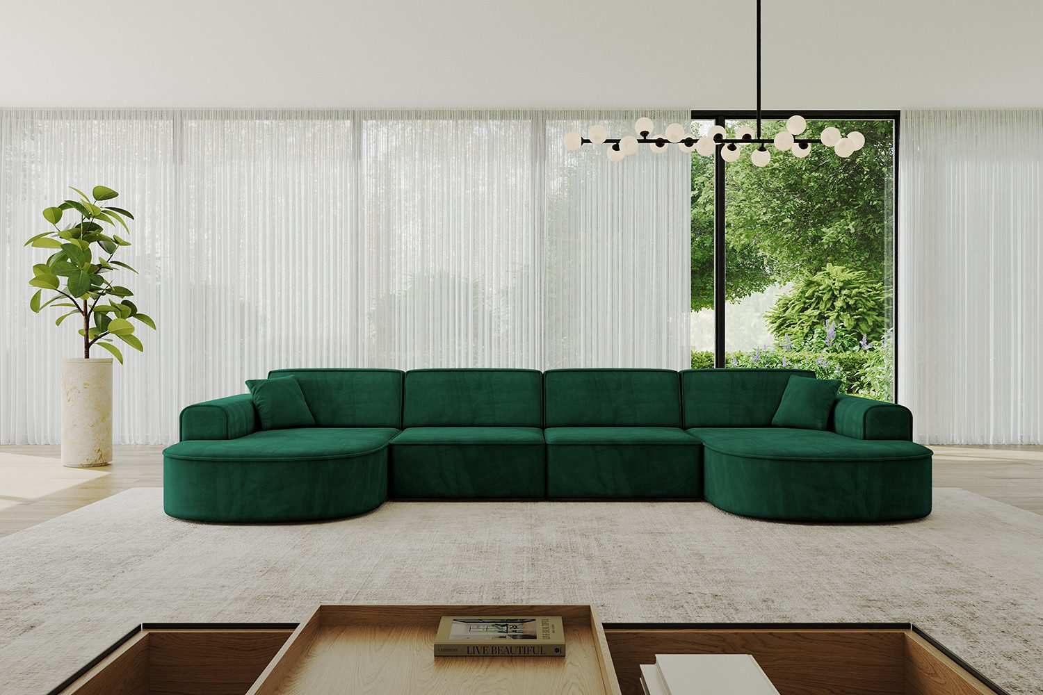 ALTDECOR Wohnlandschaft MARI-U2, Sofa Praktische Bequeme Funktionsecke Couc günstig online kaufen