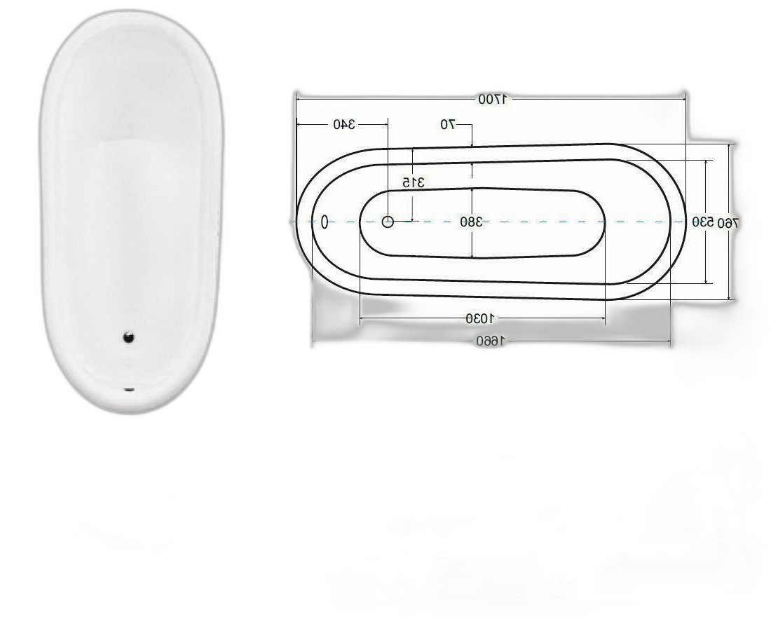 Xlmoebel Badewanne Exclusive freistehende Badewanne Acrylwanne Wanne Badezimmer Luxus, Hergestellt in Europa
