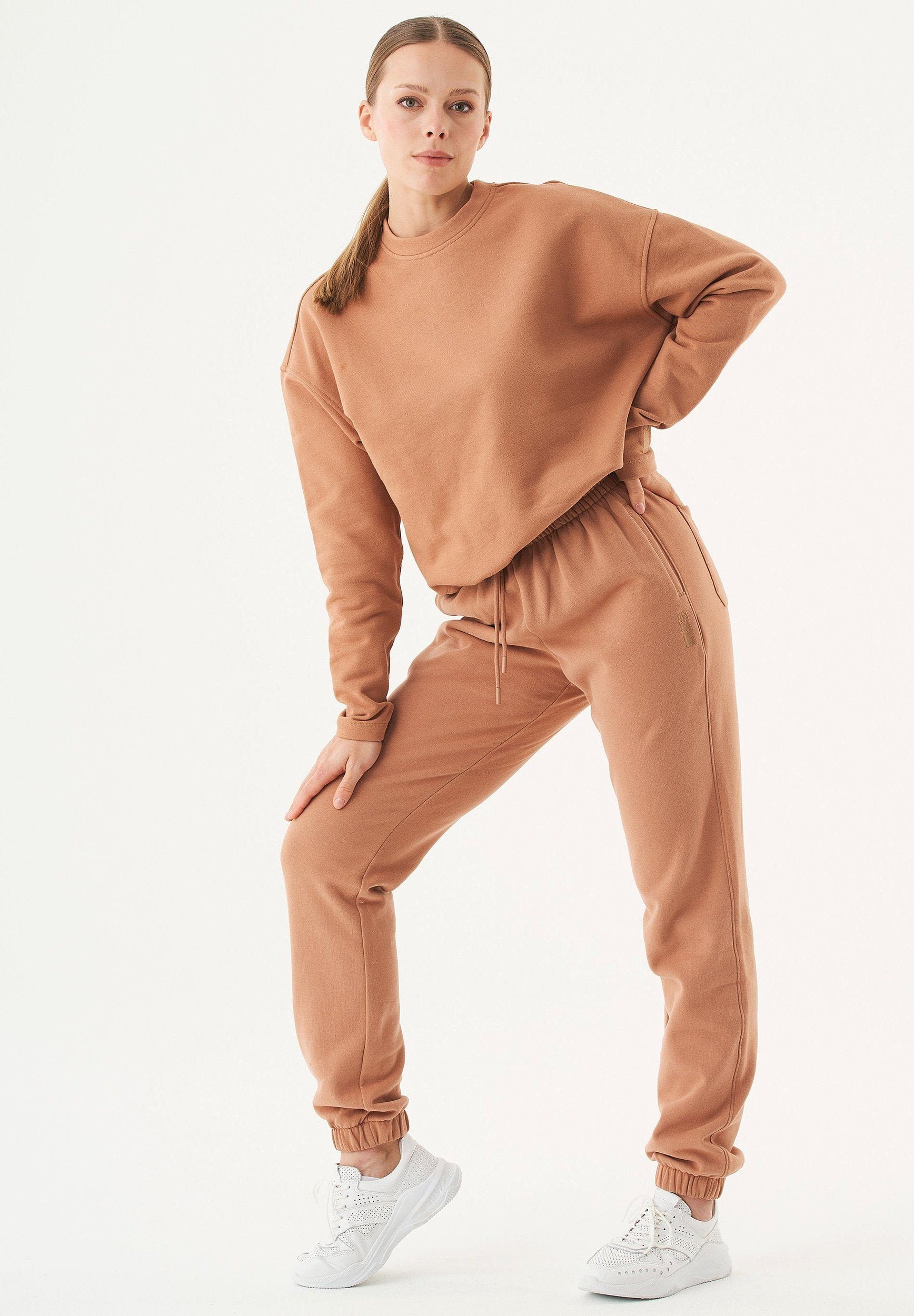 ORGANICATION Sweathose Peri-Women's Loose Fit Sweatpants in Light Brown günstig online kaufen