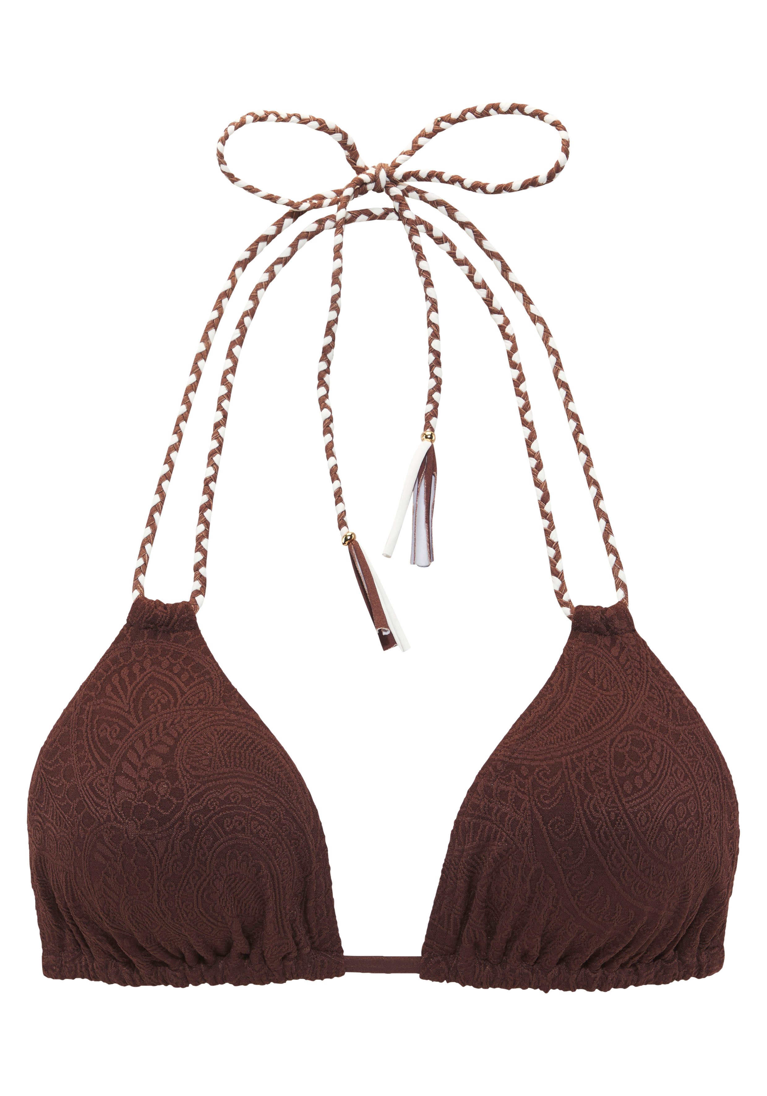 s.Oliver Triangel-Bikini-Top Ada, in gemusterter Strukturware