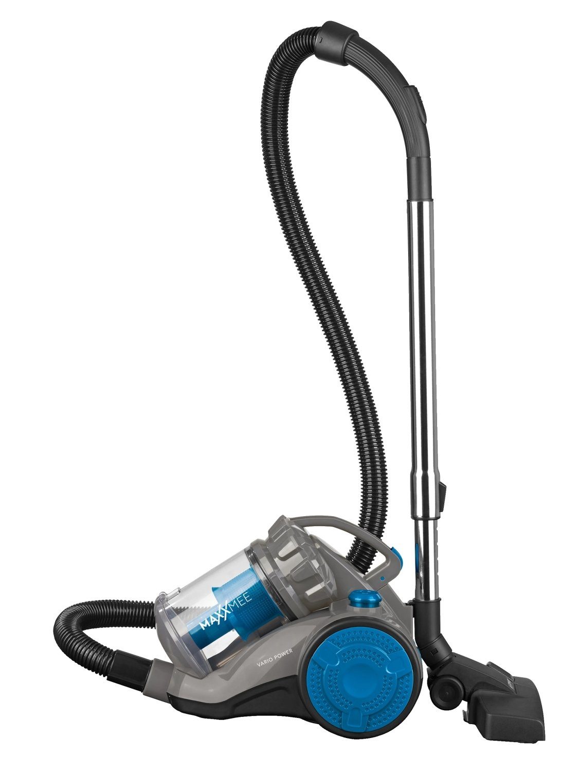 CLEANmaxx Bodenstaubsauger CLEANmaxx 7257 Zyklon-Staubsauger 800 Watt 2,5  Staubbehälter inkl. 4 Düsen Blau, 800 W, beutellos