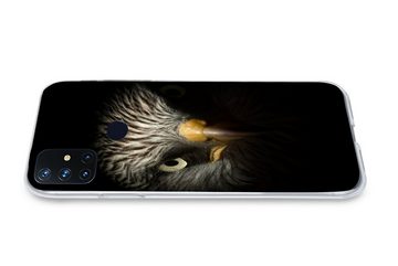 MuchoWow Handyhülle Vogel - Adler - Raubvögel - Auge - Schnabel - Licht, Phone Case, Handyhülle OnePlus Nord N10 5G, Silikon, Schutzhülle