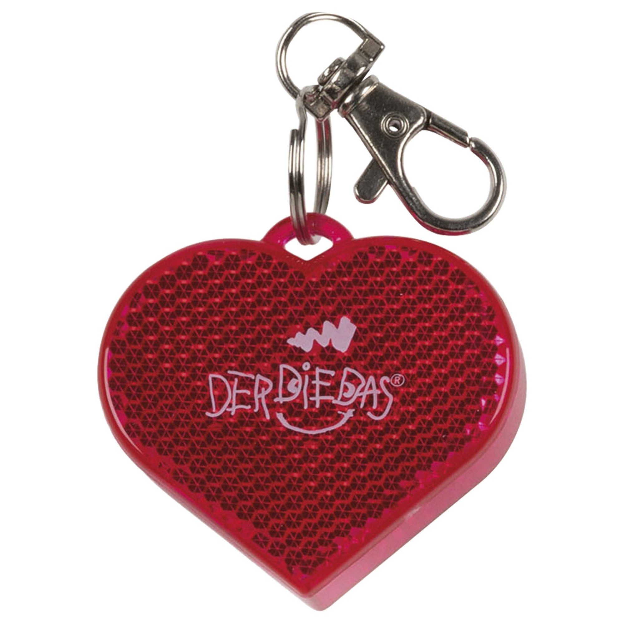 DerDieDas® Schlüsselanhänger Zubehör - Blinkys Anhänger (pink heart)