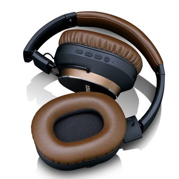 Lenco HPB-730BN Bluetooth-Kopfhörer mit ANC Bluetooth-Kopfhörer (Noise-Cancelling, Bluetooth)