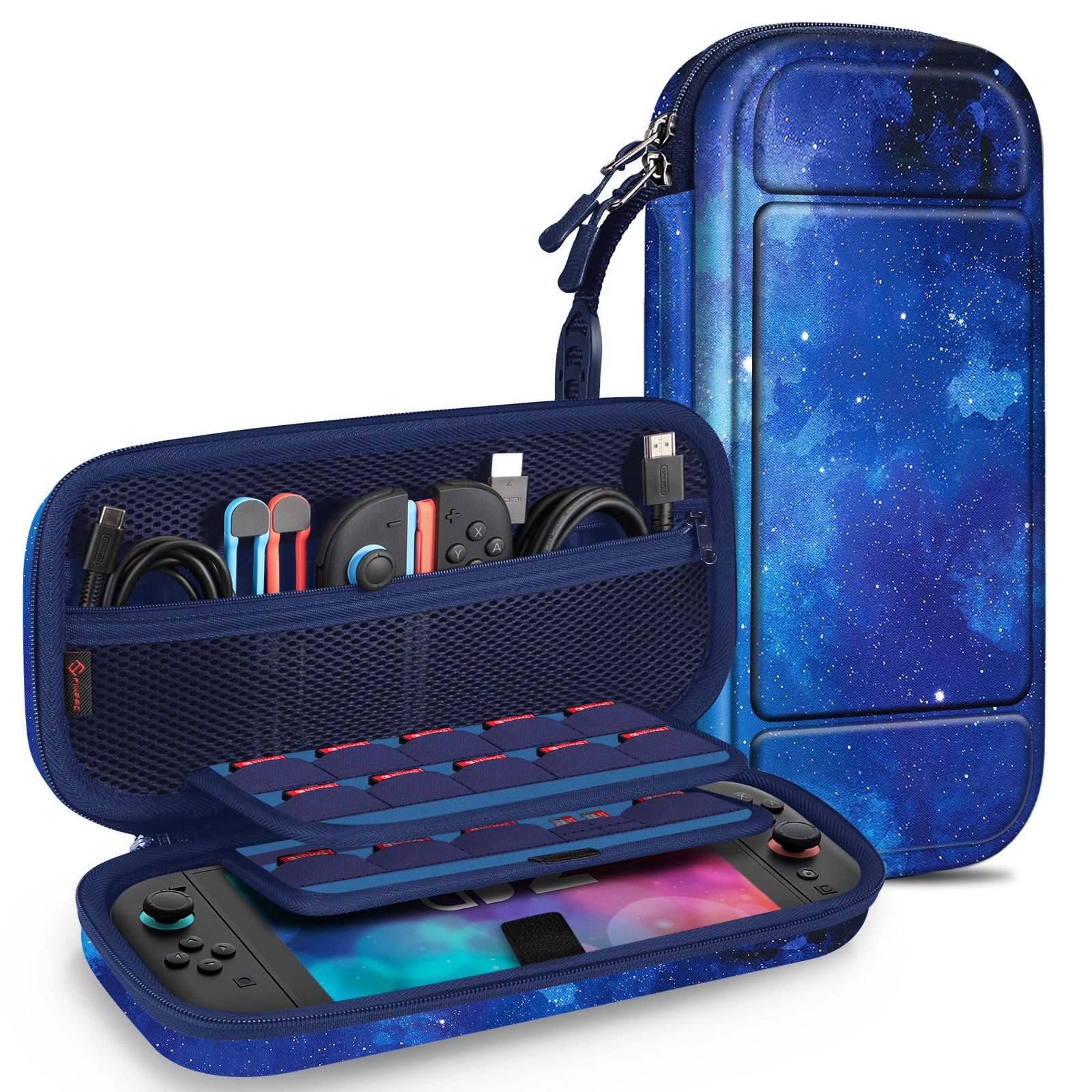 Fintie Nintendo-Schutzhülle Tasche für Nintendo Switch 2(2025 Modell) - Tragetasche, mit 20 Spielkartenhaltern und Haltegurt für Switch Konsole und Zubehör