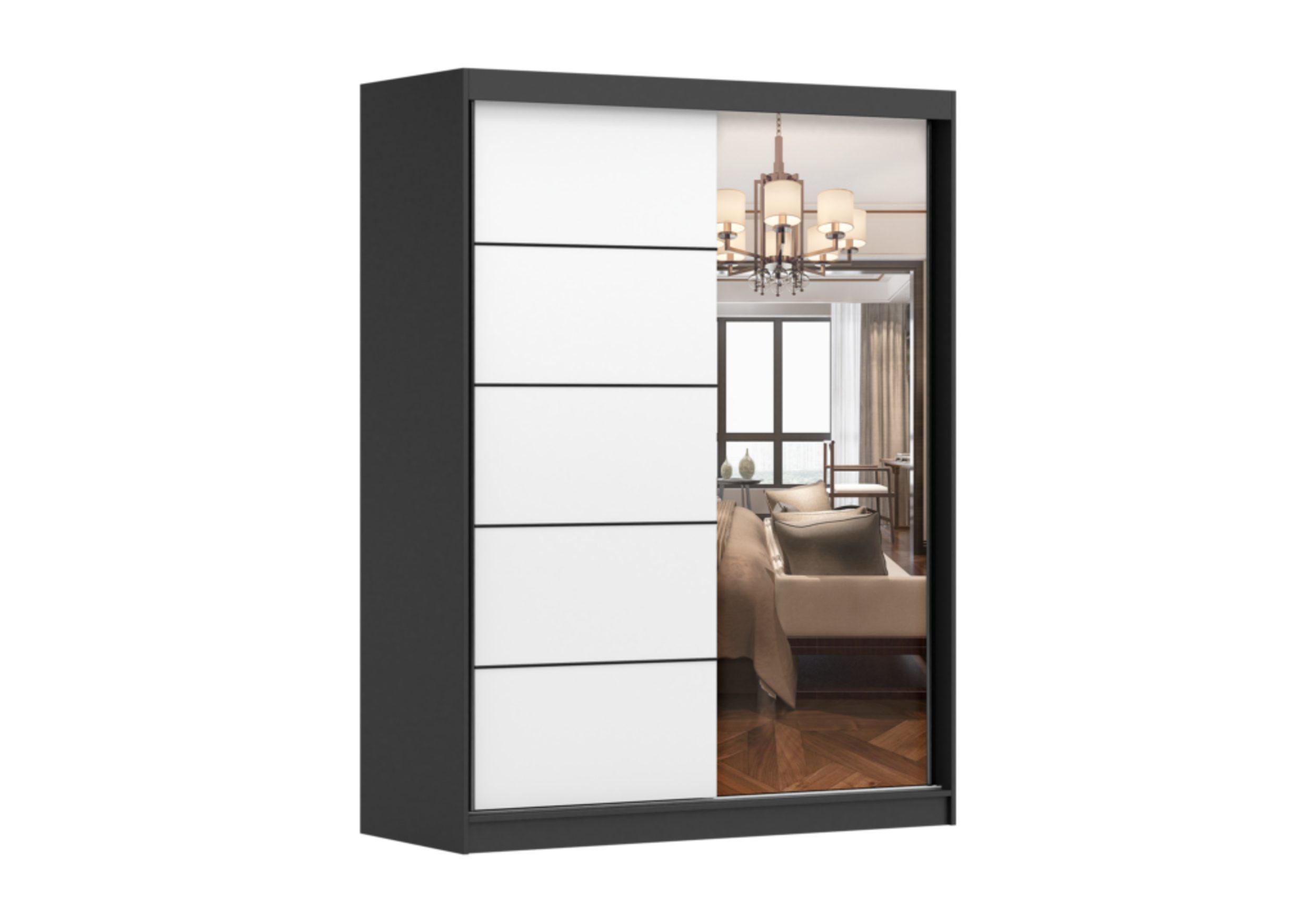 MOEBLO Kleiderschrank LARA 09 (mit Spiegel günstig online kaufen